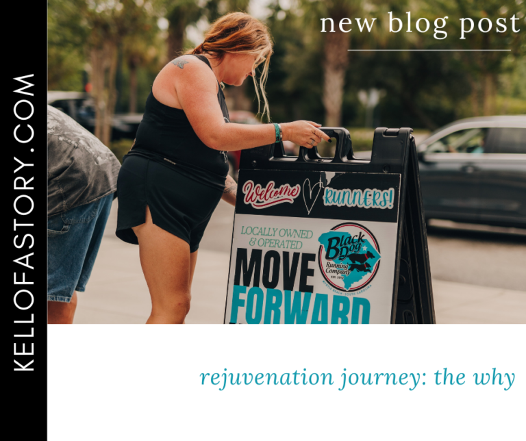 rejuvenation journey: the why